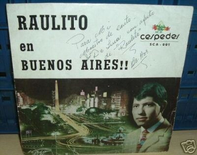 Raulito Fernandez En Buenos Aires Simple C/tapa Arg Firmado