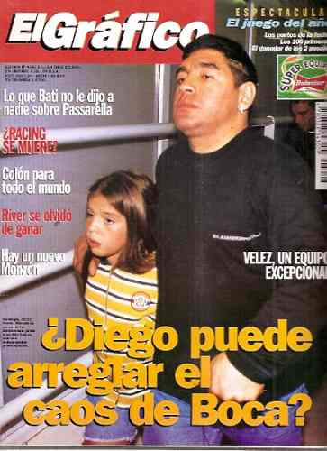 El Gráfico 4046 - Maradona Y Dalma / Ramon  Monzon  Moyano