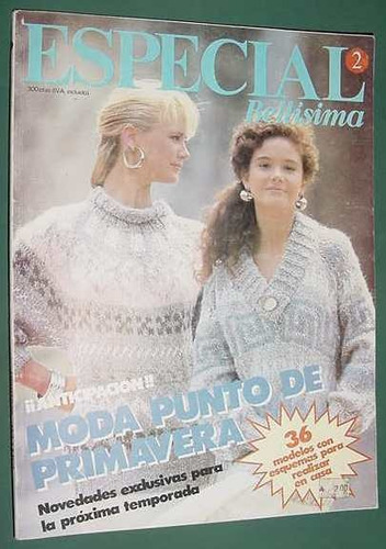 Revista Especial Bellisima España Tejidos Moda Ropa Vintage