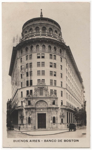 Banco De Boston, Buenos Aires, Foto Postal Argentina