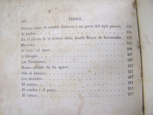 Poesias Originales * Andres Bello * Paris 1870 *