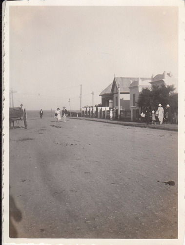 1922 Fotografia Real De Calle En Punta Del Este Maldonado