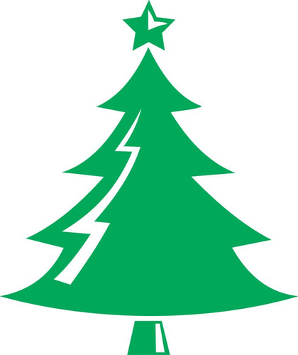 Adesivo De Parede - Árvore De Natal 1 Rosa Carmim | Parcelamento sem juros