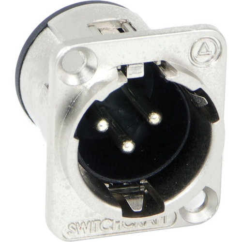 Imagen 1 de 2 de Switchcraft E3msc Conector Xlr Macho 3 Contactos P/ Chasis