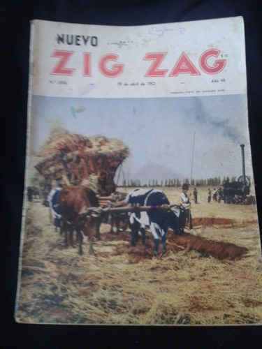 Revista Zig Zag N° 2456 , 19 De Abril 1952