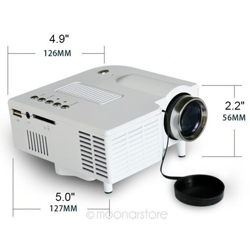 Mini Proyector Portatil 48 Lumenes, Control Remoto.