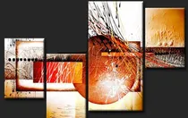 Comprar Cuadros Trípticos, Polípticos, Abstracto, Hechos A Mano