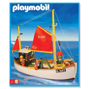 Playmobil Barco Pesquero Con Figuras Y Accesorios Art. 3551