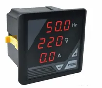 Comprar Voltimetro Frecuencimetro Amperimetro Digital 3 En 1