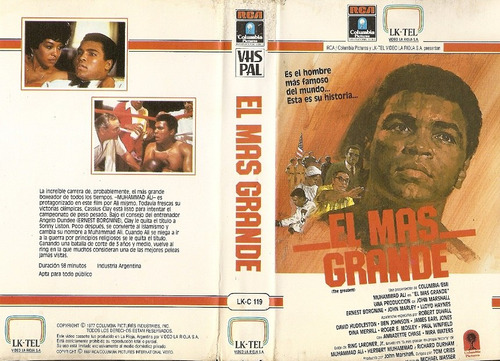 Muhammad Ali El Mas Grande Vhs Muhammad Ali Ernest Borgnine