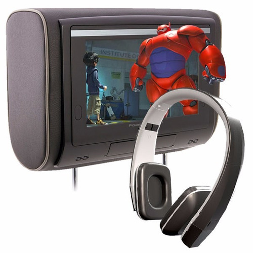 Combo Cabecera Pantalla Touch + Audifonos Ir Power Acoustik