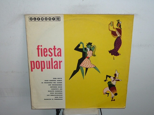 Fiesta Popular Raul Barboza Cuarteto Leo Vinilo Argentino