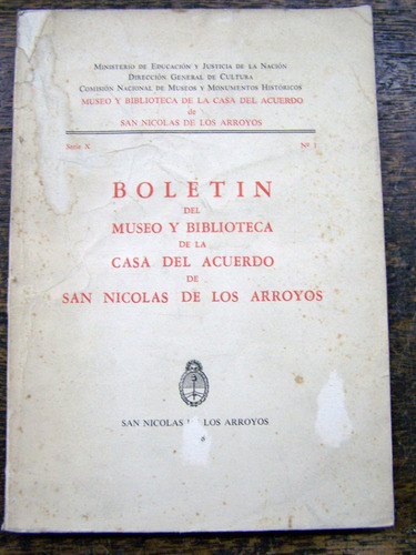 Boletin Del Museo Y Biblioteca De San Nicolas De Los Arroyos
