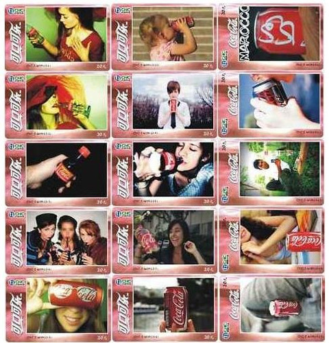 Coca Cola - Lote De 15 Tarjetas Telefonicas Chinas - L01
