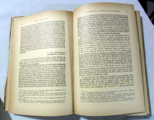 La Religión En La Historia De Las Religiones - José Graneris