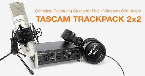 Kit Homestudio Tascam Trackpack 2x2  - Nuevo En Stock