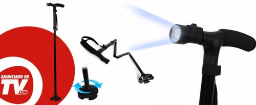 Imagen 6 de 10 de Baston Plegable Con Luz Led