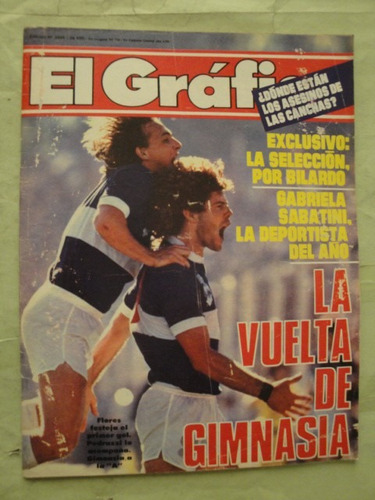 El Grafico 3404 Gimnasia Lp Sabatini Fangio Galvez Gatti Fil