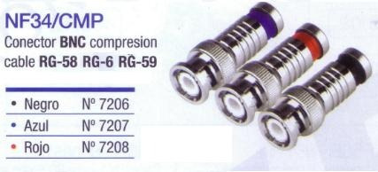 Ficha Conector Snap X 10 Unidades Bnc Hembra-rg58/59/6