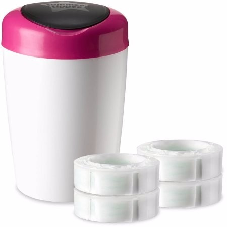 Bote Para Pañales Tommee Tippee Rosa Con 4 Repuestos