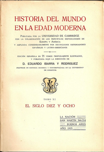 Hist.del Mundo En La Edad Moderna (tomo 11 ) - Siglo Xviii