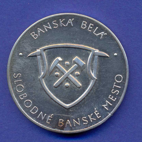 Medalla Eslovaquia * Banska Bela Ciudad Minera Libre *