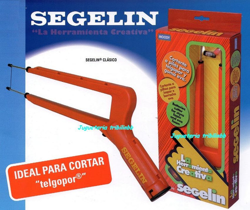 3 Segelin Corta Telgopor O Goma Eva Y 6 Repuestos Incluidos