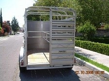 Remolque Maza Para Caballos 2 Jaula,ganadero,borrego