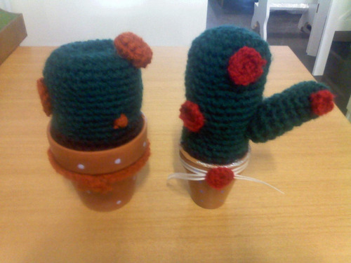 Cactus En Crochet Amigurumi