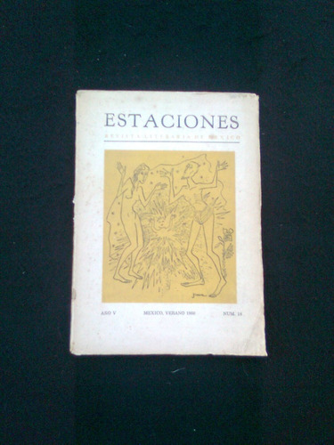 Revista Estaciones Mexico Verano 1960 Num 18