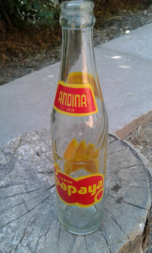 Botella Papaya Andina 1979