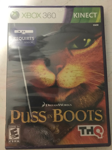 Puss In Boots Gato Con Botas Kinet Xbox 360