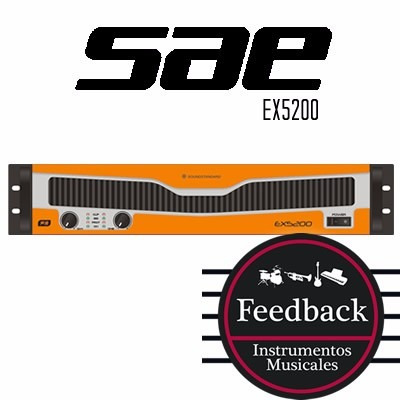 Sae Audio Ex5200 Potencia 2250x2/4, 1350x2/8 Clase I Toroida