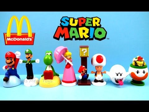 Nintendo Super Mario Mcdonalds 2016, 5 Muñecos, Excelente!
