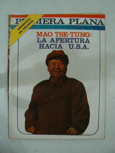 Revista Primera Plana N 318 1969 Mao Tse Tu En  La Plata
