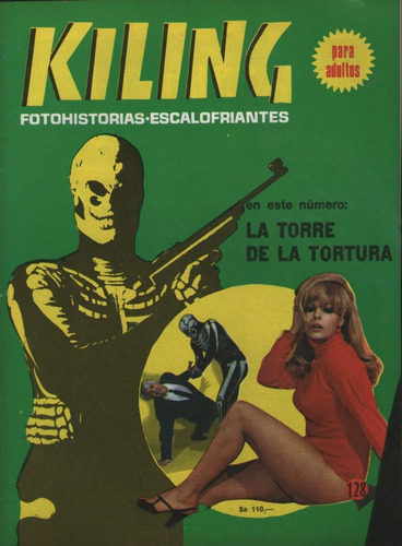 Revista Kiling 128 Fotonovela De Terror Ed Record 1984