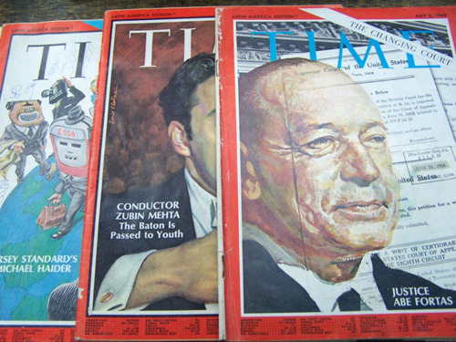 Imagen 1 de 3 de 7 Revistas Time * 1967-1969 * Edicion Latina * En Ingles *