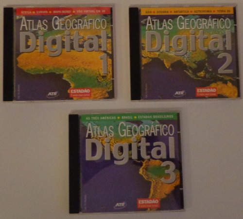 Atlas Geográfico - Digital - 3 Cd's (volume)