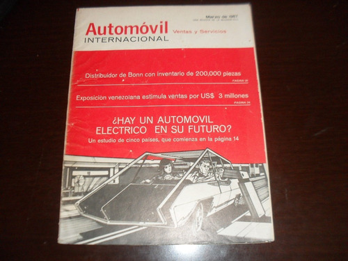 Revista Antiga Março 1967 Automovil Internacional