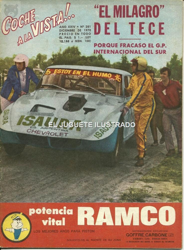 Coche A La Vista Nro 281 1970 Rodriguez Canedo Tc Autos