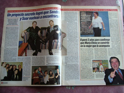 Sandro / Nota De Revista Semanario / 1998