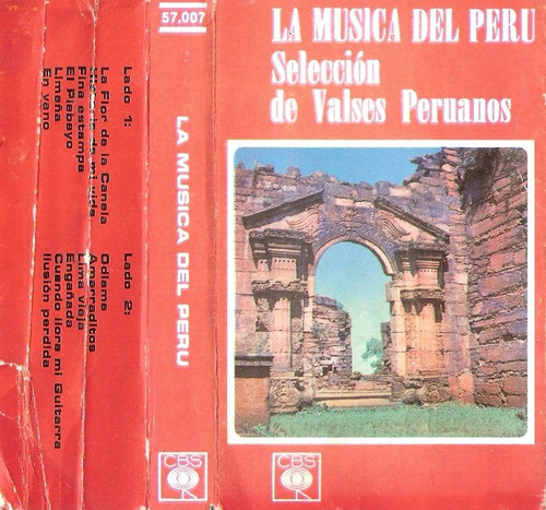 La Musica Del Peru - Seleccion De Valses Peruanos - Casette