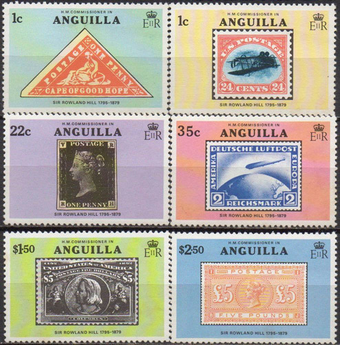 Anguilla - Selo Sobre Selo - 1979 - S/completa C4