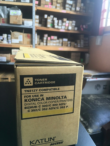 Cartucho Toner Katun Amarillo Konica Minolta Biz C 300/ 352