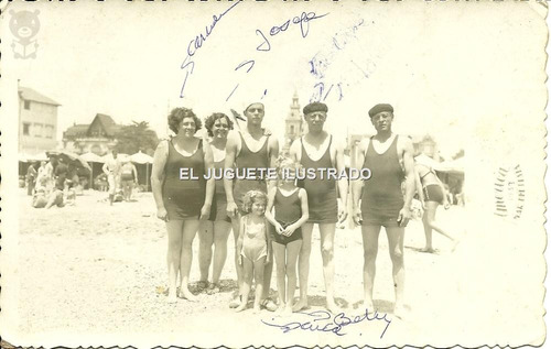 Foto Familia Mar Del Plata 1939  Foto America Antigua