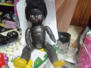 muñecas negras de porcelana