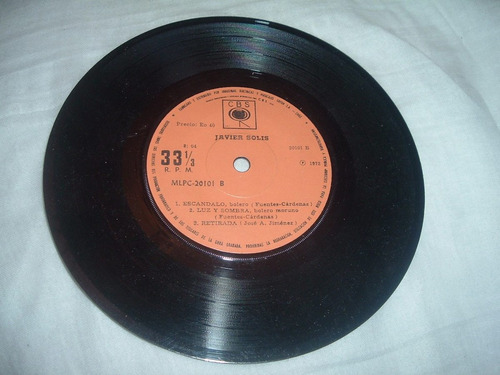 Single 45 Rpm Javier Solis