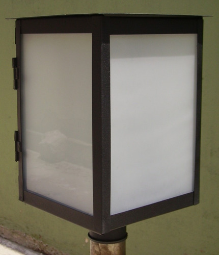 Imagen 9 de 9 de Lampara Farol Poste O Columna 1 Luz Directo De Fabrica 2004