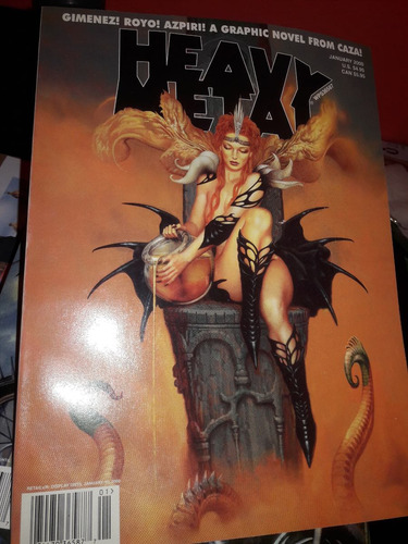 Magazine Heavy Metal Arte D Fantasia Y Erotico, Royo Gimenez