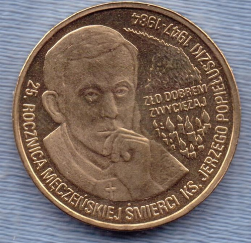 Polonia 2 Zlote 2009 * Sacerdote Jerzy Popieluszko *